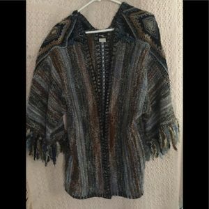 Ladies coat - wool blend - Large